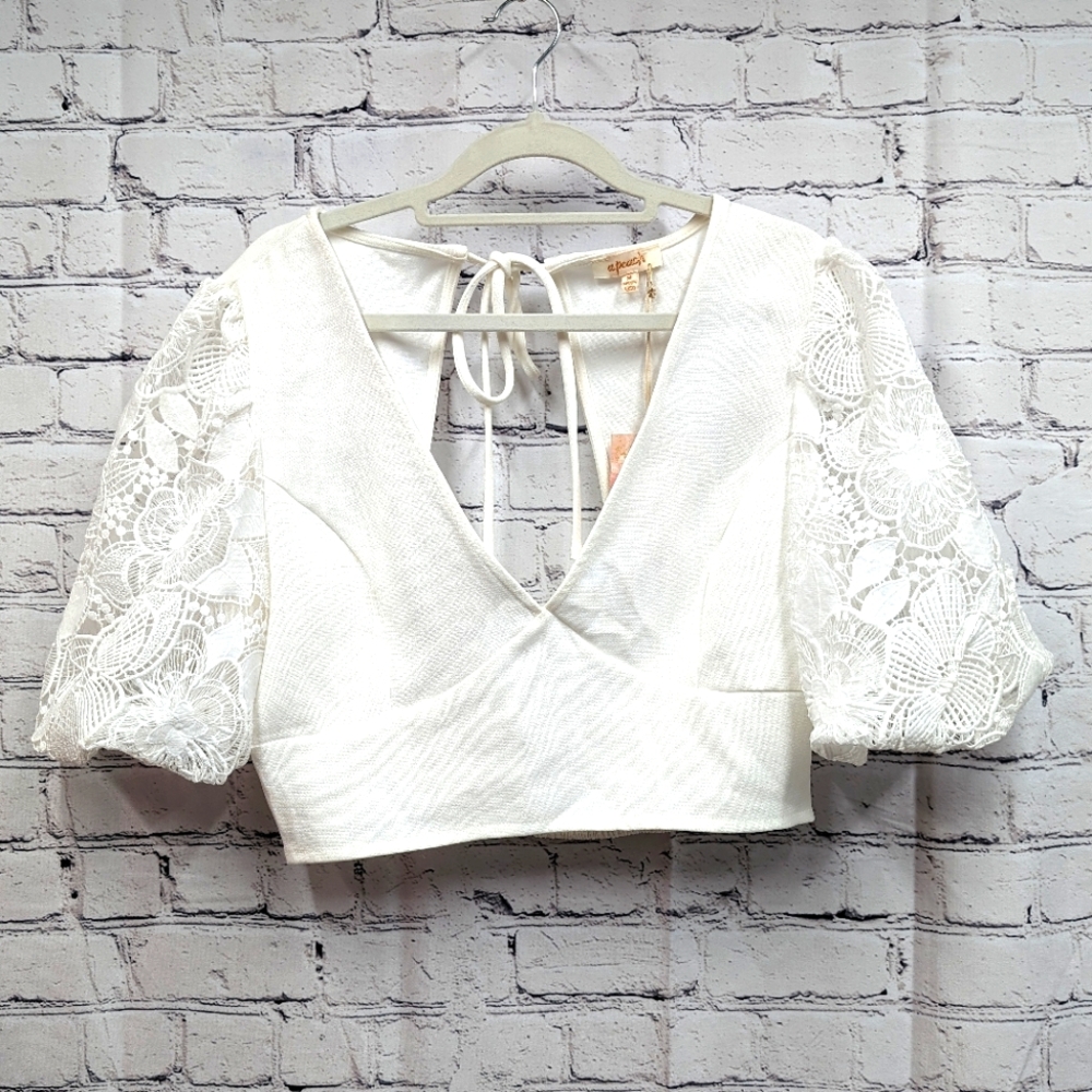 A Peach Cropped top